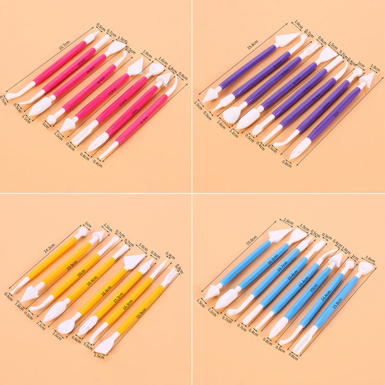 2 Sets Carving Pen Cake Fondant Carving Knife Making Cutting Tool 01030 Purple (OPP Bag Packaging) - Baking Pastry Tools by buy2fix | Online Shopping UK | buy2fix