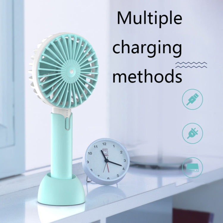 Desktop Portable Handheld Mini Silent Fan, Colour: X1 Blue by buy2fix