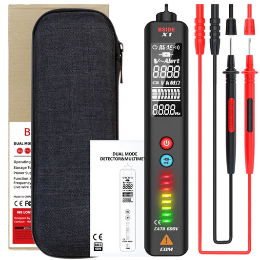 BSIDE X1 Smart Digital Multimeter Test Electric Pen Voltage Detector - Digital Multimeter by BSIDE | Online Shopping UK | buy2fix