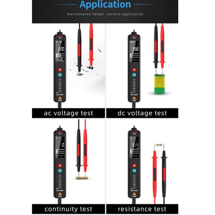 BSIDE X1 Smart Digital Multimeter Test Electric Pen Voltage Detector - Digital Multimeter by BSIDE | Online Shopping UK | buy2fix