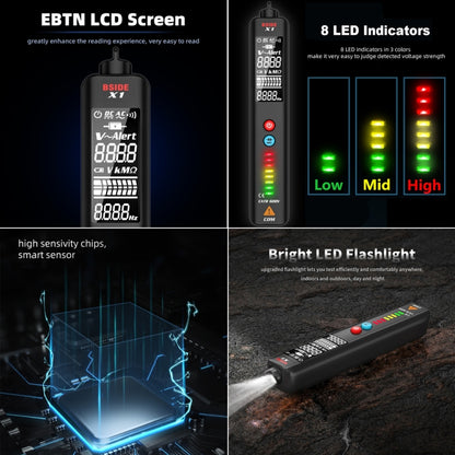 BSIDE X1 Smart Digital Multimeter Test Electric Pen Voltage Detector - Digital Multimeter by BSIDE | Online Shopping UK | buy2fix