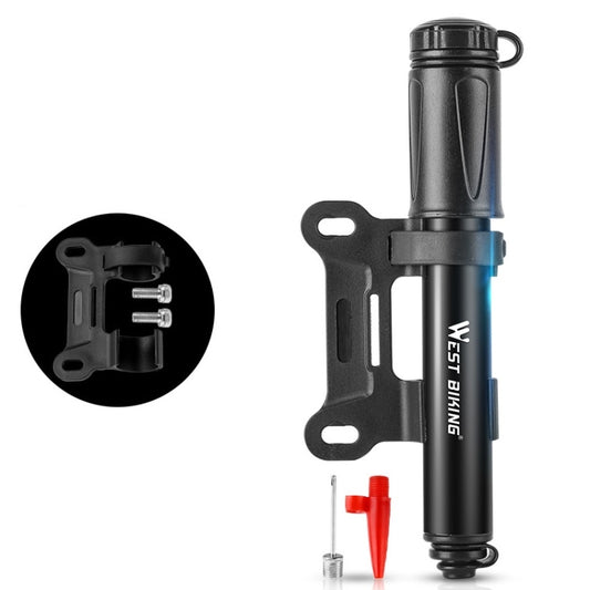 West Biking Bicycle High Pressure Pump Mini Portable Basketball Inflator With Hose(Black) - Inflatable Pump by West Biking | Online Shopping UK | buy2fix