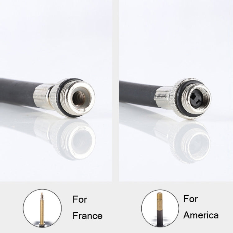 West Biking Bicycle High Pressure Pump Mini Portable Basketball Inflator With Hose(Black) by West Biking