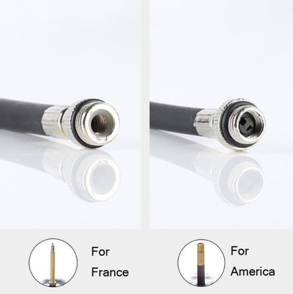 West Biking Bicycle High Pressure Pump Mini Portable Basketball Inflator With Hose(Black) by West Biking