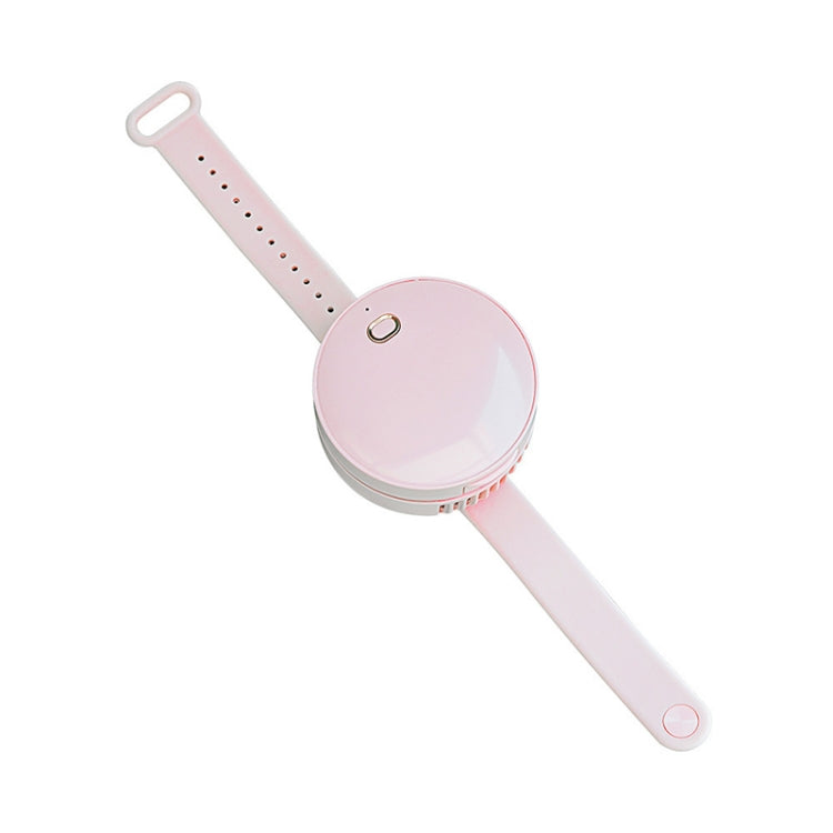 G3 Portable Outdoor Kids USB Mini Mirror Leafless Watch Fan(Pink) by buy2fix