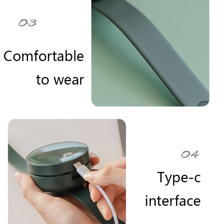 G3 Portable Outdoor Kids USB Mini Mirror Leafless Watch Fan(Green) by buy2fix