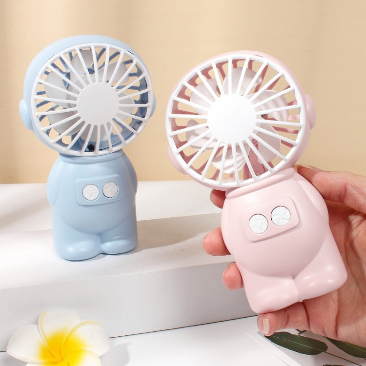 FY040 2 PCS Portable Outdoor USB Handheld Fan Desktop Office Mini Night Light Fan(Pink) by buy2fix