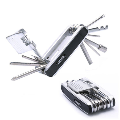 GIYO 13 In 1 Bicycle Repair Combination Tool Multifunctional Mountain Bike Bicycle Repair Tool - Maintenance tools by GIYO | Online Shopping UK | buy2fix