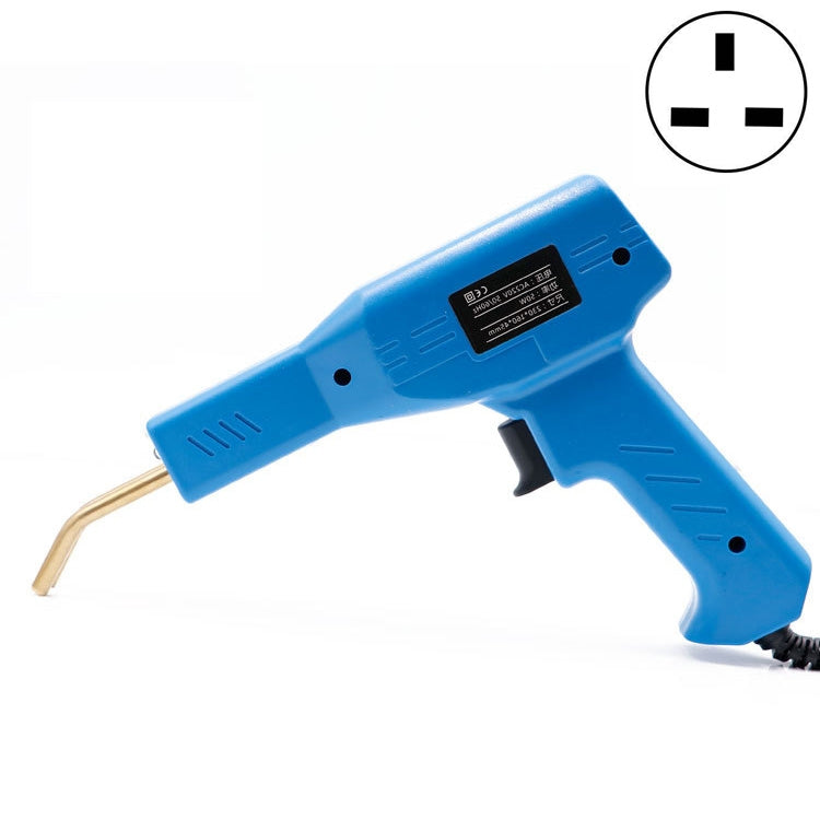 H50 Car Bumper Crack Repair Welding Machine Plastic Welding Nail Artifact, UK Plug(Blue) by buy2fix
