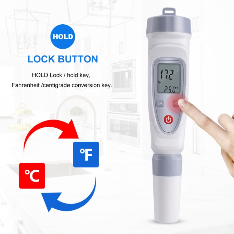 JPB-70A Portable Dissolved Oxygen Analyzer Water Quality Aquaculture Dissolved Oxygen Meter Detector - Air & Water Quality Tester by buy2fix | Online Shopping UK | buy2fix