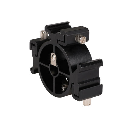2 PCS Round Field 3 Triple Head Hot Shoe Mount Adapter Flash Holder Bracket Light Stand Holder - Other Accessories by buy2fix | Online Shopping UK | buy2fix