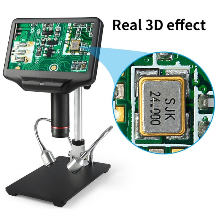 7 Inch 3D Digital Microscope Industrial Overhaul, Watch And Jewelry Appraiser(EU Plug) - Detection Jewelry by buy2fix | Online Shopping UK | buy2fix