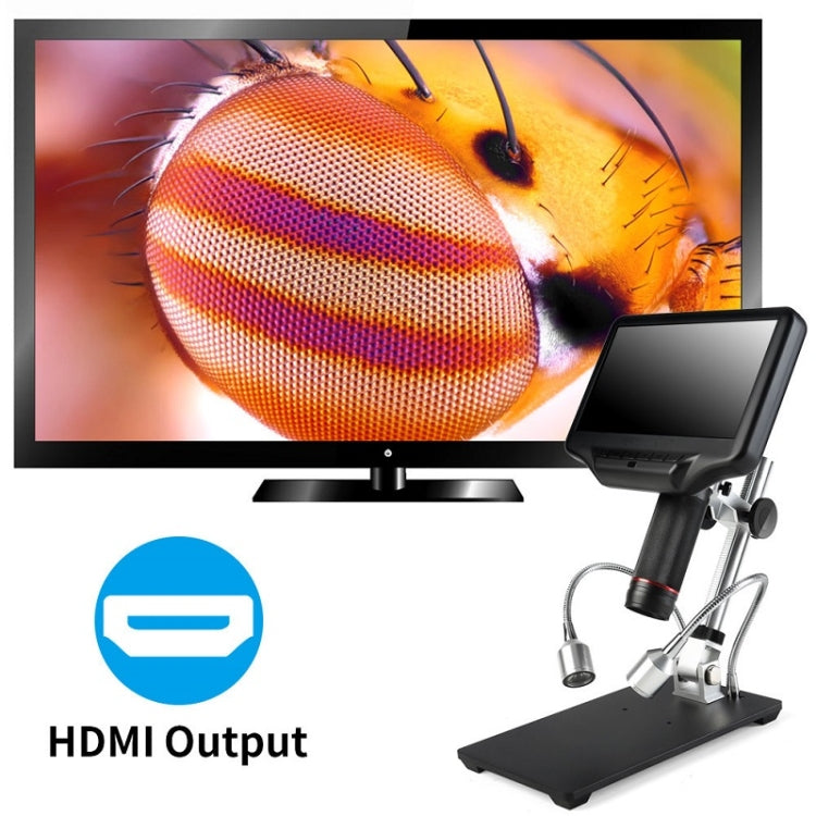 7 Inch 3D Digital Microscope Industrial Overhaul, Watch And Jewelry Appraiser(EU Plug) - Detection Jewelry by buy2fix | Online Shopping UK | buy2fix