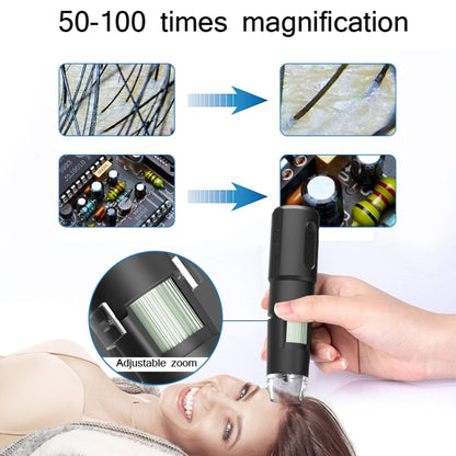 WIFI Electron Microscope USB Digital Magnifying Glass - Digital Microscope by buy2fix | Online Shopping UK | buy2fix