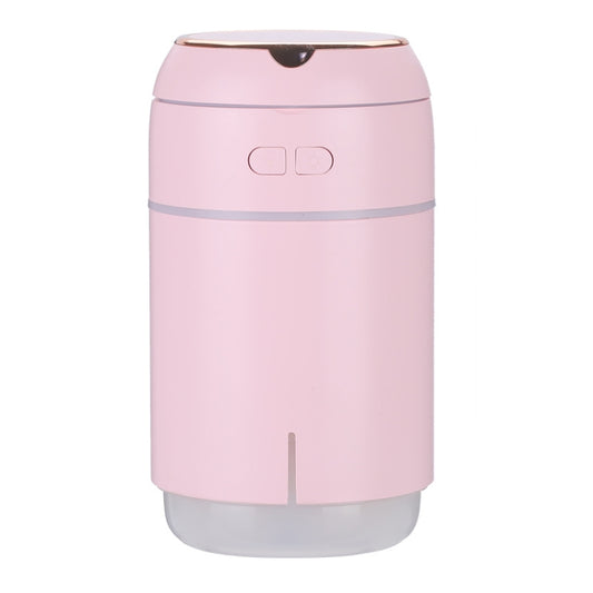 K005 Portable Hydrating LED Fill Light Makeup Mirror USB Mini Humidifier(Pink) - Air Purifiers & Accessories by buy2fix | Online Shopping UK | buy2fix