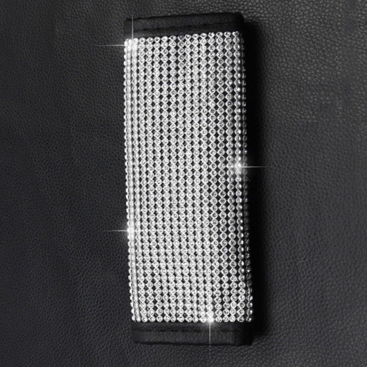 2 PCS Car Diamond-Studded Interior Products Personalized Protective Sleeve Handbrake Cover by buy2fix