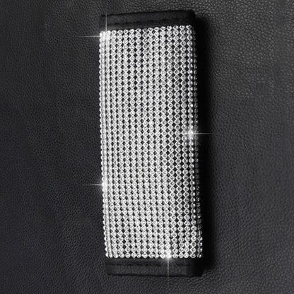 2 PCS Car Diamond-Studded Interior Products Personalized Protective Sleeve Handbrake Cover by buy2fix