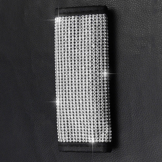 2 PCS Car Diamond-Studded Interior Products Personalized Protective Sleeve Handbrake Cover by buy2fix