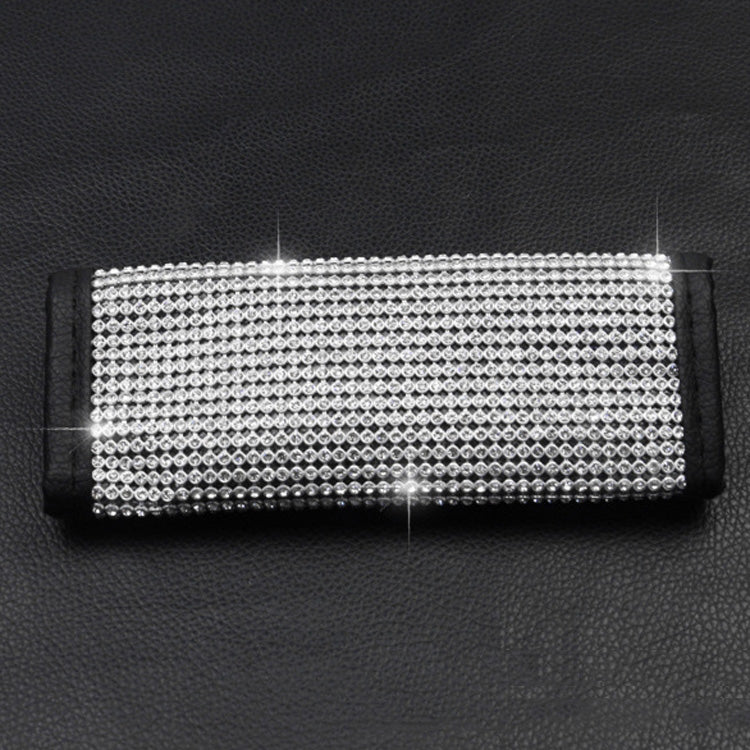 2 PCS Car Diamond-Studded Interior Products Personalized Protective Sleeve Parking Space Pull Cover by buy2fix