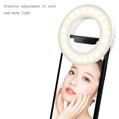 Mobile Phone Live Selfie Light LED Beauty Ring Fill Light(Black) - Ring Light by buy2fix | Online Shopping UK | buy2fix