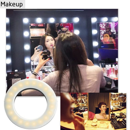 Mobile Phone Live Selfie Light LED Beauty Ring Fill Light(Black) - Ring Light by buy2fix | Online Shopping UK | buy2fix