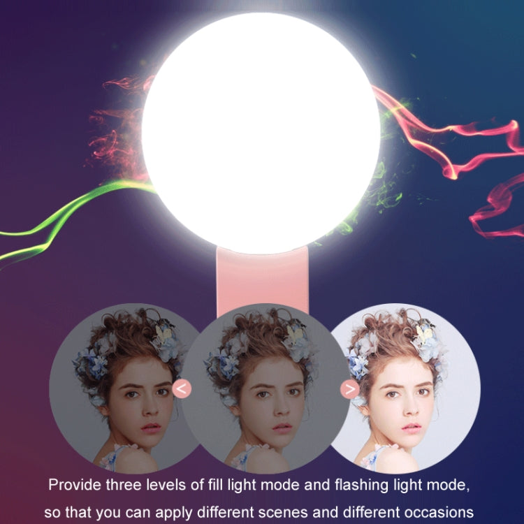 2 PCS  Mobile Phone Fill Light Camera Photo LED Selfie Light(Black) - Selfie Light by buy2fix | Online Shopping UK | buy2fix