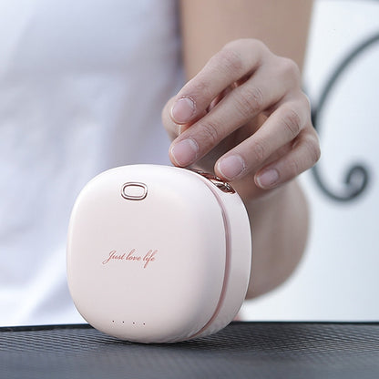 Lazy Hanging Neck Small Fan Usb Rechargeable Mini Portable Leafless Fan(Vintage Green) by buy2fix