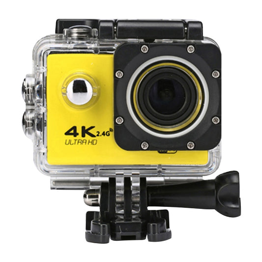 WIFI Waterproof Action Camera Cycling 4K camera Ultra Diving  60PFS kamera Helmet bicycle Cam underwater Sports 1080P Camera(Yellow) - Children Cameras by buy2fix | Online Shopping UK | buy2fix