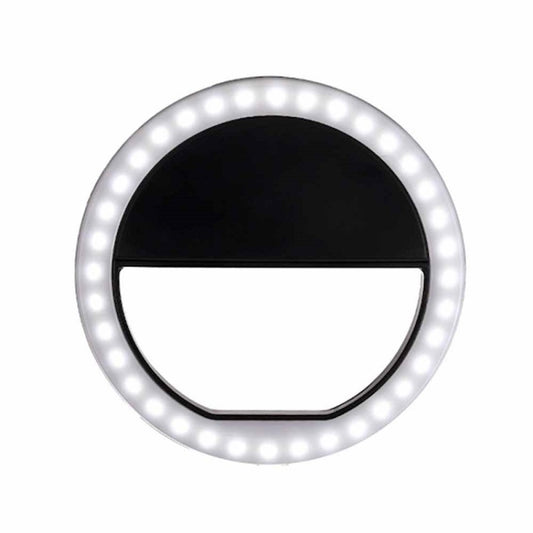 Ring-Shaped Mobile Phone Selfie Fill Light LED Flashlight For Live Photography(Black) - Ring Light by buy2fix | Online Shopping UK | buy2fix