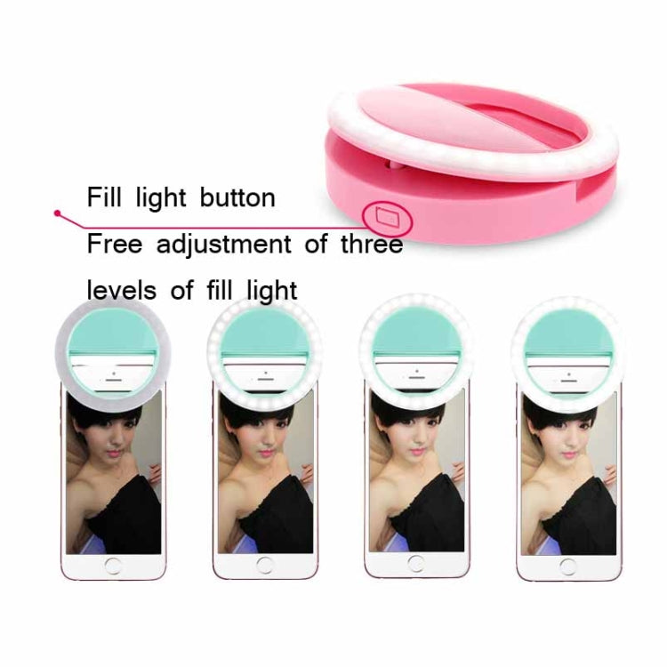 Ring-Shaped Mobile Phone Selfie Fill Light LED Flashlight For Live Photography(White) - Ring Light by buy2fix | Online Shopping UK | buy2fix