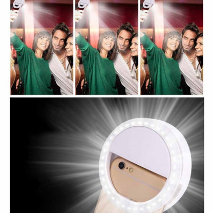 Ring-Shaped Mobile Phone Selfie Fill Light LED Flashlight For Live Photography(White) - Ring Light by buy2fix | Online Shopping UK | buy2fix