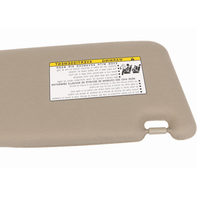 Left Driver Side Sun Visor With Mirror Driving Position Sun Visor For Toyota Camry 2007-2011(Gray) by buy2fix
