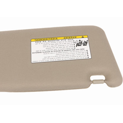 Left Driver Side Sun Visor With Mirror Driving Position Sun Visor For Toyota Camry 2007-2011(Gray) by buy2fix