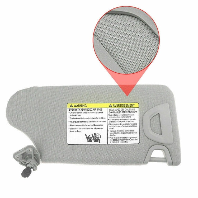 Driver Side Sun Visor Suitable For Nissan Teana 2013-2016 96401-3TA2A(Gray) by buy2fix