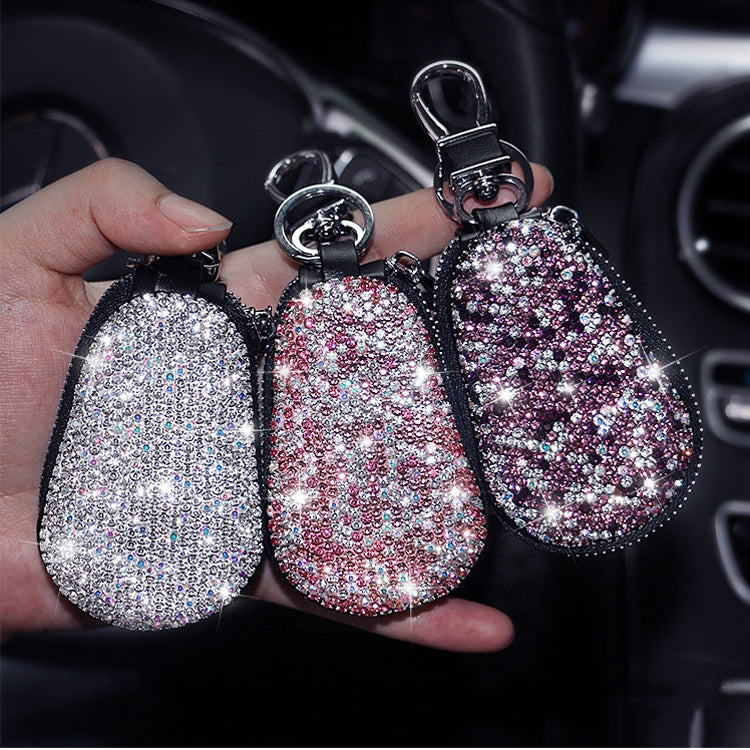 Diamond Car Gourd Key Case Car Key Case(Pink Diamond) by buy2fix
