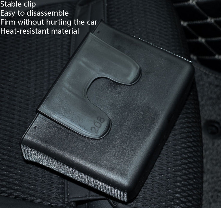 Car-Studded Trash Can Personality Car Hanging Trash Bag Multi-Function Car Storage Box(White Diamonds) by buy2fix