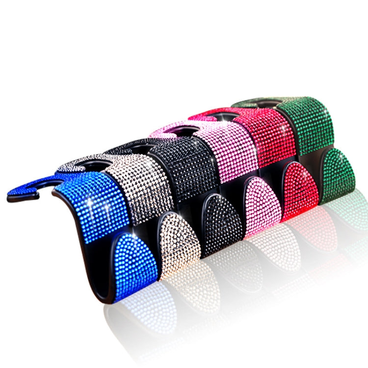 3 PCS Car Rear Seat Hooks Car Seats Multi-Function Diamond-Studded Hooks, Colour: Black Diamond by buy2fix