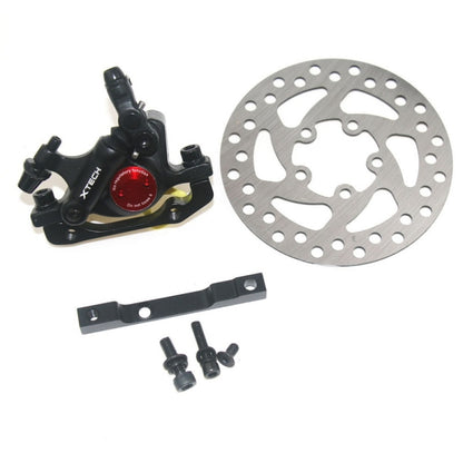 3 in 1 Scooter Modified Hydraulic Brake + 120mm Disc Brake Disc + Modified Seat Set For Xiaomi Mijia M365 Pro(Black Brake + Black Adapter) - Accessories & Parts by buy2fix | Online Shopping UK | buy2fix