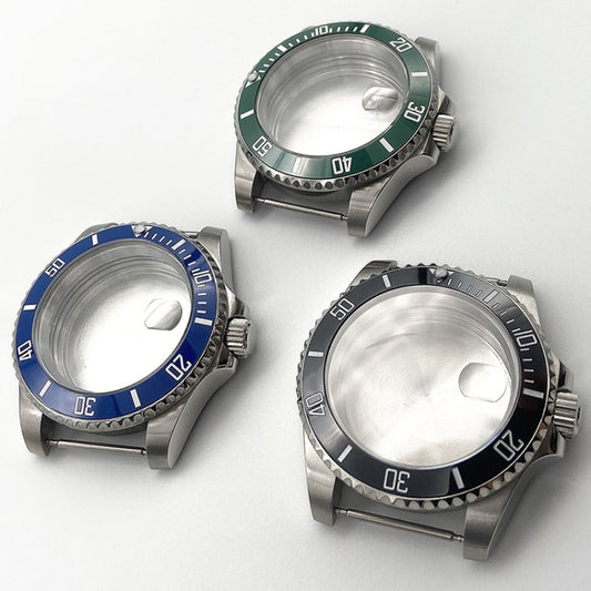 A097 For Rolex 2813/8215/2836 Movement Watch Stainless Steel Case For Rolex 2813/8215/2836 Movement(Black) - Watch Case by buy2fix | Online Shopping UK | buy2fix
