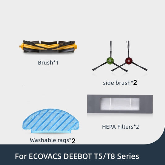 Vacuum Cleaner Sweeping Robot Accessories Suitable For Ecovacs Deebot T8 AIVI/T8 MAX,Accessories  Suit - For ECOVACS Accessories by buy2fix | Online Shopping UK | buy2fix