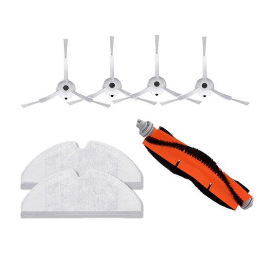 Sweeping Robot Accessories For Xiaomi Mijia Rock, Specification: Main Brush+4 Side brush+2 Rag - For Xiaomi Accessories by buy2fix | Online Shopping UK | buy2fix