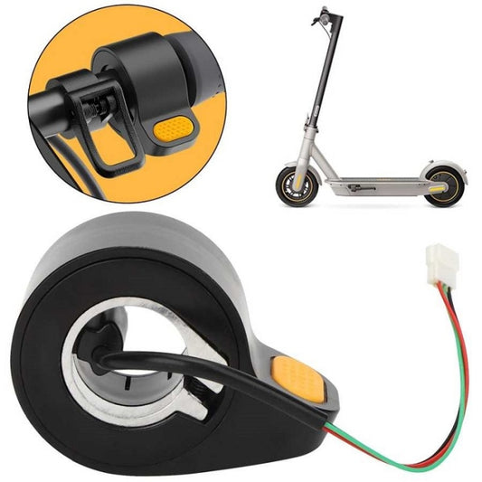 Scooter Thumb Throttle Finger Dial Accelerator for Ninebot MAX G30(Yellow) - Accessories & Parts by buy2fix | Online Shopping UK | buy2fix