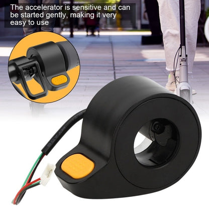 Scooter Thumb Throttle Finger Dial Accelerator for Ninebot MAX G30(Yellow) - Accessories & Parts by buy2fix | Online Shopping UK | buy2fix