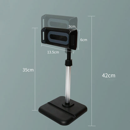 Telescopic Adjustment Live Frame Desktop Tablet Mobile Phone Bracket, Specification: K05 Flat Plate  (Black Green) - Stand by buy2fix | Online Shopping UK | buy2fix
