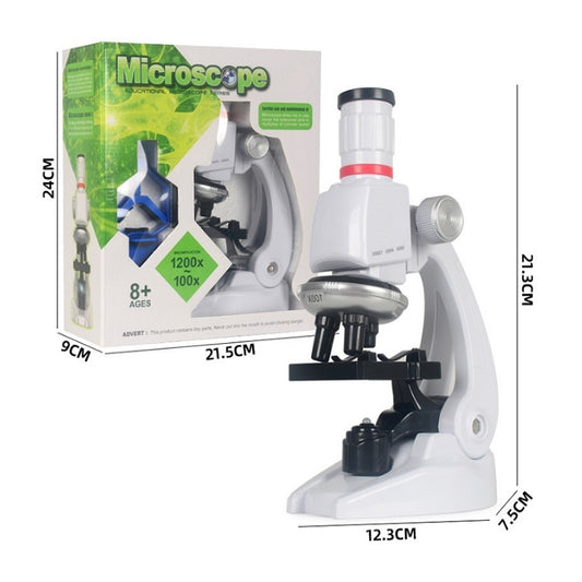 Early Education Biological Science 1200X Microscope Science And Education Toy Set For Children L - Digital Microscope by buy2fix | Online Shopping UK | buy2fix