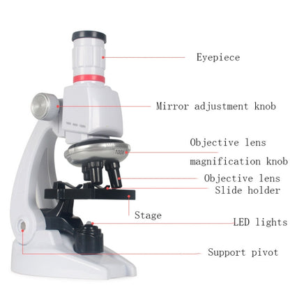 Early Education Biological Science 1200X Microscope Science And Education Toy Set For Children L - Digital Microscope by buy2fix | Online Shopping UK | buy2fix