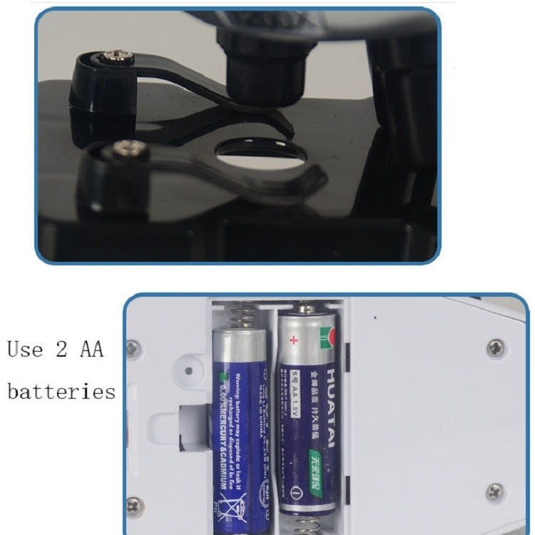 Early Education Biological Science 1200X Microscope Science And Education Toy Set For Children L - Digital Microscope by buy2fix | Online Shopping UK | buy2fix