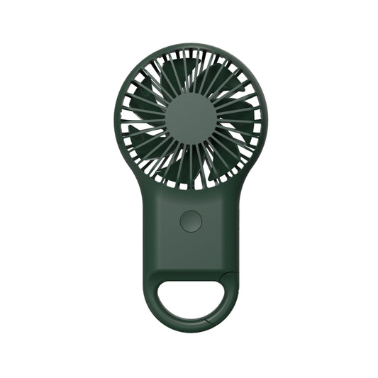Handheld Pocket Mini Small Fan Portable Charging Outdoor USB Fan With 7 Color Light(ArmyGreen) - Electric Fans by buy2fix | Online Shopping UK | buy2fix