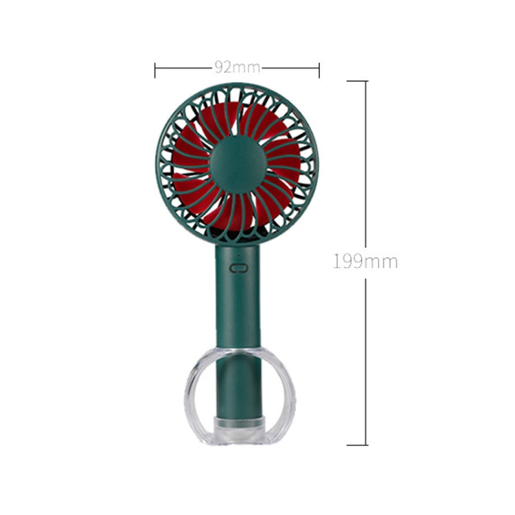 FS-H01 USB Portable Ultra-quiet Large Wind Hand-held Desktop Student Dormitory Household Mini Fan(Black) - Electric Fans by buy2fix | Online Shopping UK | buy2fix