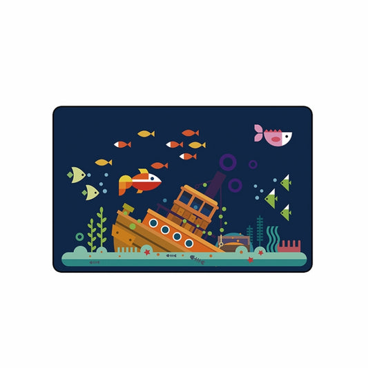 Automobile Sunshade Car Windows Sun Protection And Heat Insulation Magnetic Telescopic Side Curtains(Deep Sea Adventure Rear Square) by buy2fix